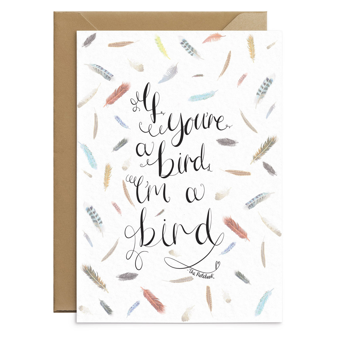 If You’re A Bird I'm A Bird Card - Poppins & Co.