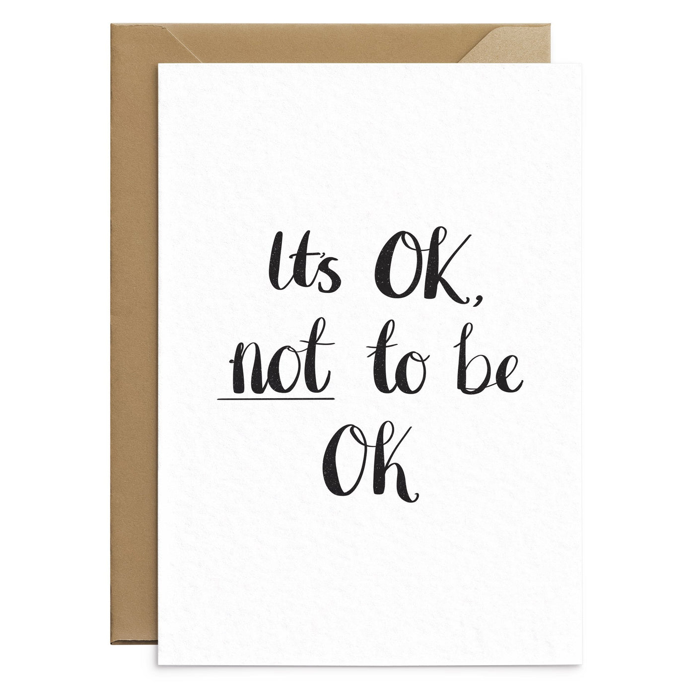 Its OK Not To be OK Card - Poppins & Co.