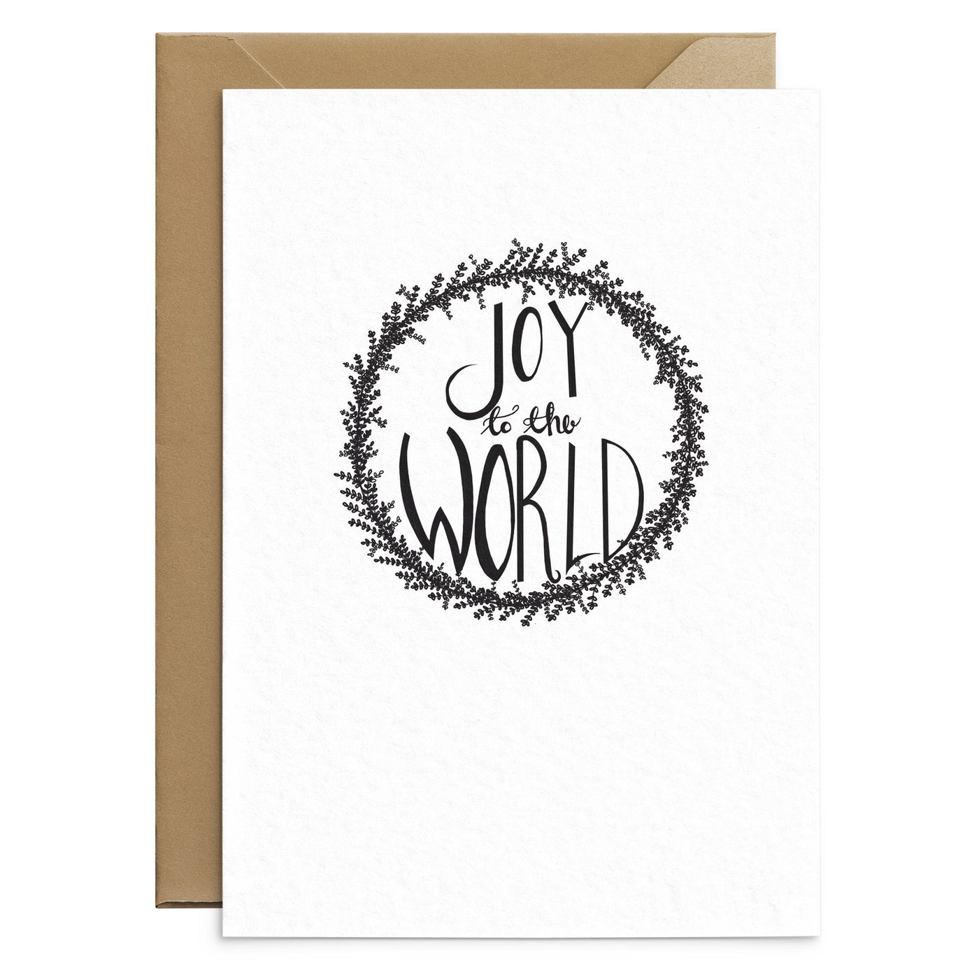 Joy To The World Christmas Card - Poppins & Co.