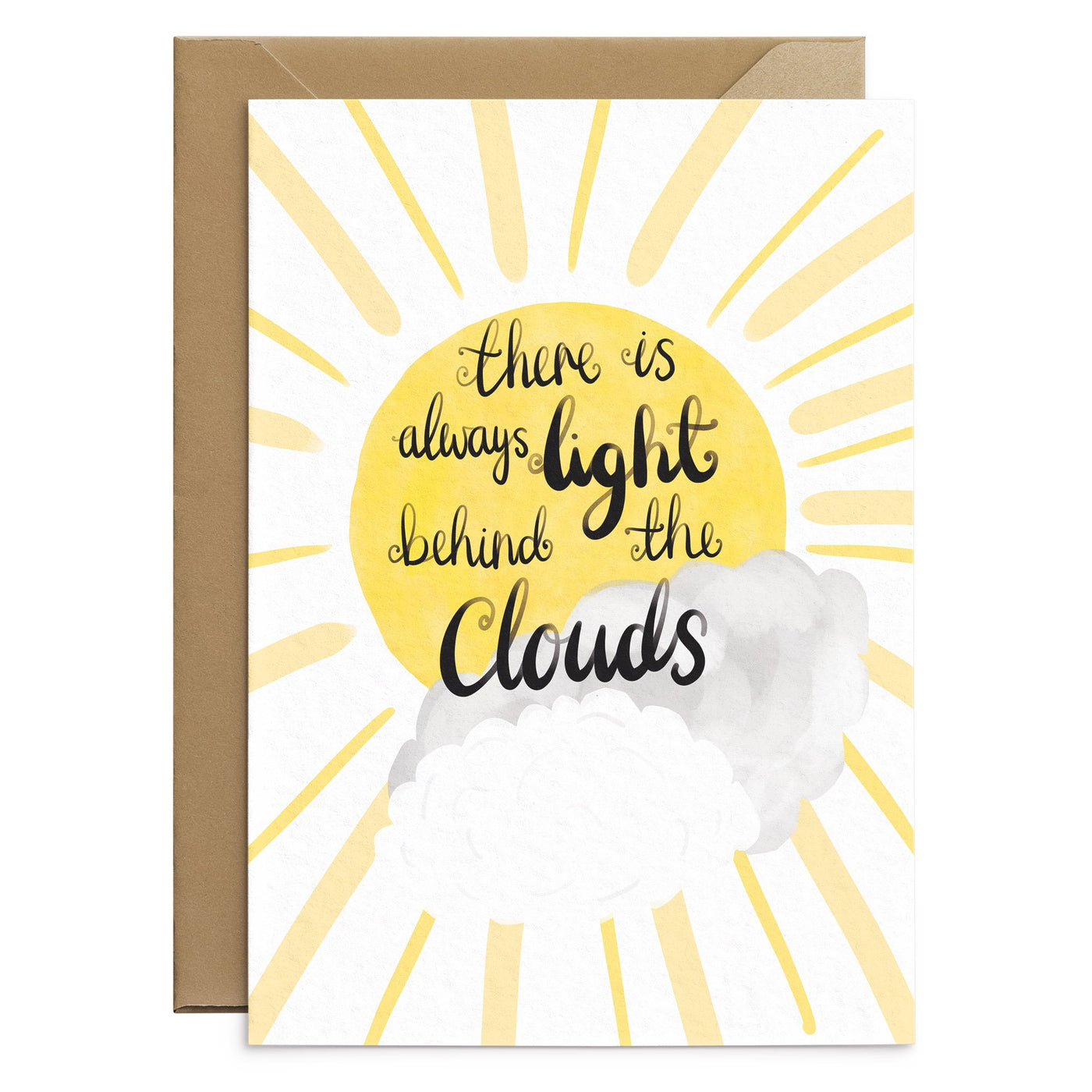 Light Behind The Clouds Card - Poppins & Co.