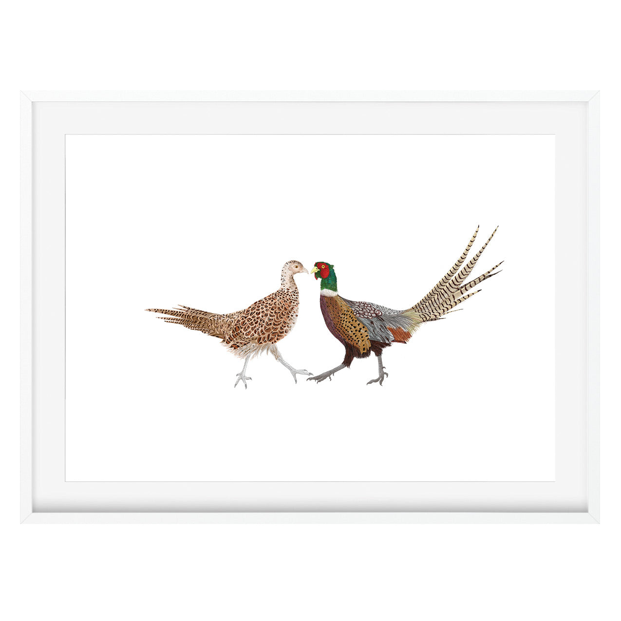 Love Birds Art Print (Mounted & Framed) - Poppins & Co.