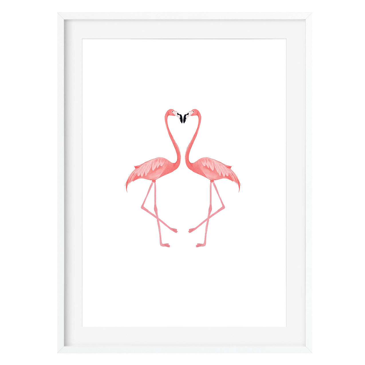 Love Flamingos Print