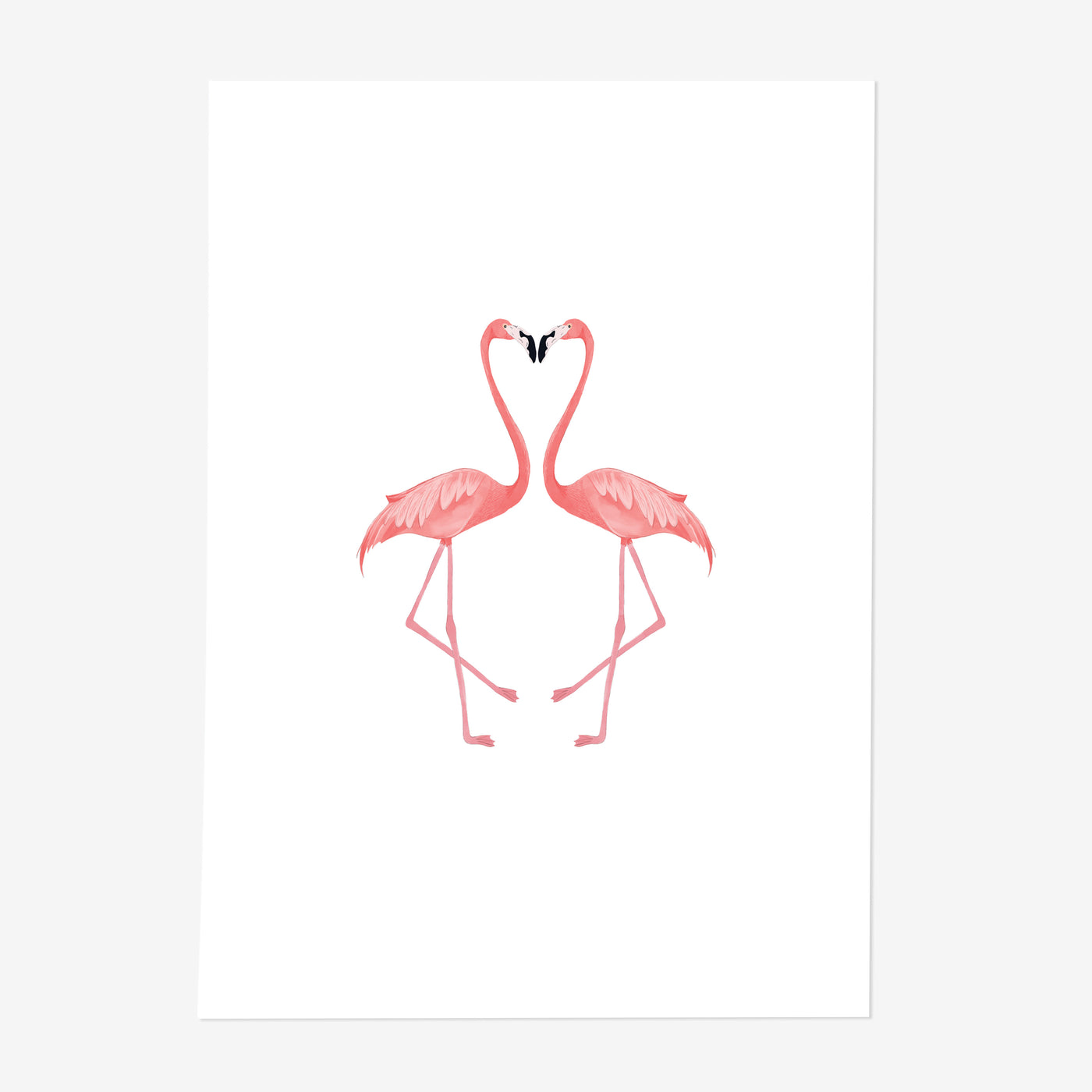 Love Flamingos Print