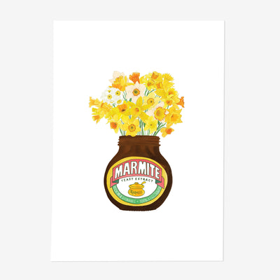 Marmite Daffodils Art Print - Poppins & Co.