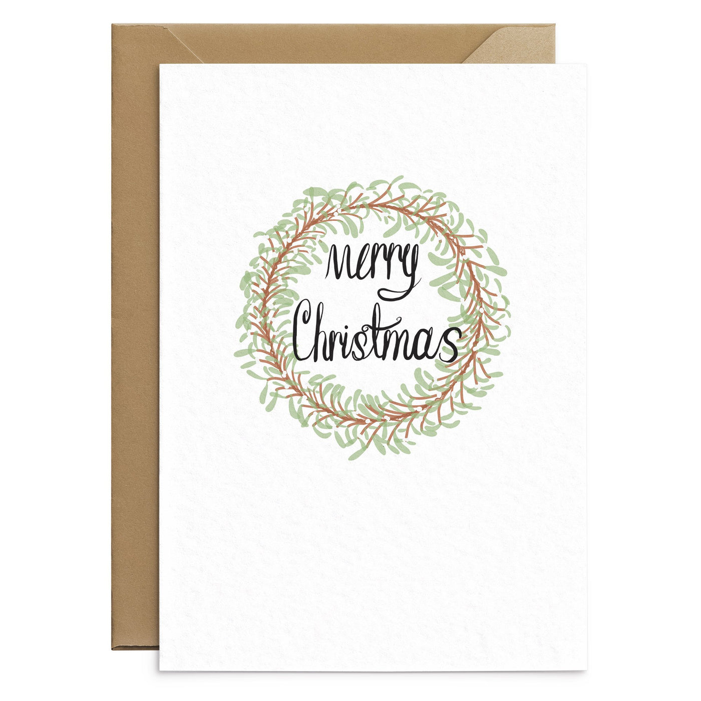Merry Christmas Mistletoe Card - Poppins & Co.