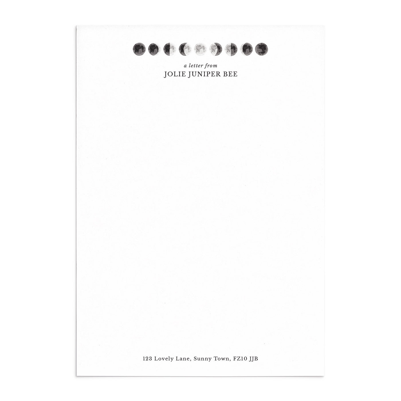 Moon Phases Writing Paper Set - Poppins & Co.