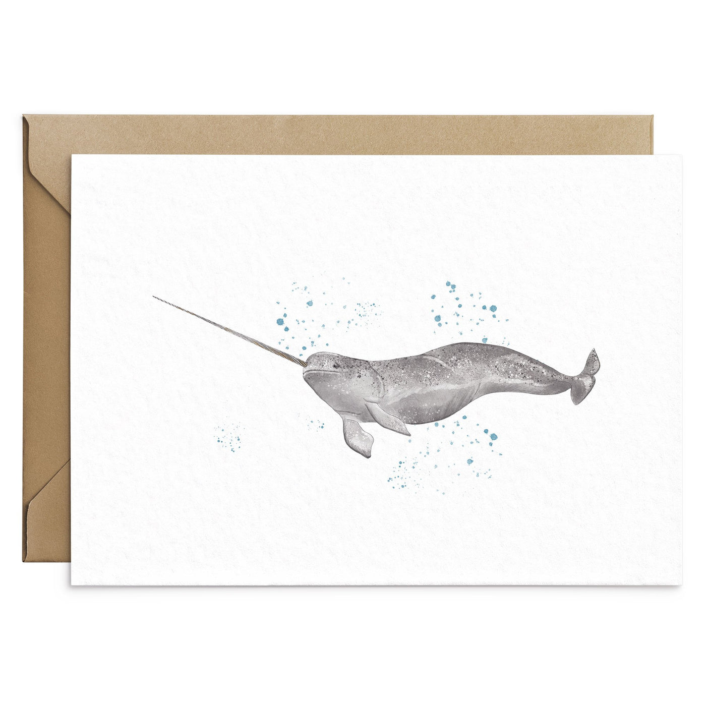 Narwhal Greeting Card - Poppins & Co.