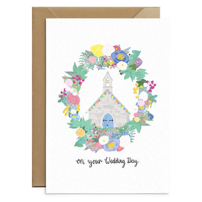 Church Wedding Card - Poppins & Co.