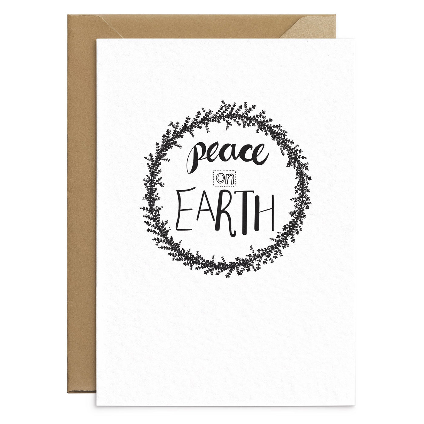 Peace On Earth Christmas Card - Poppins & Co.