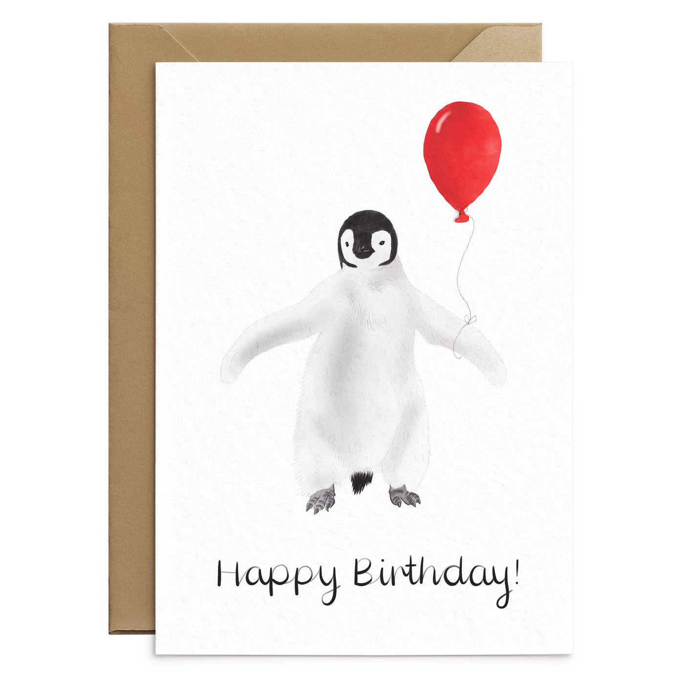 Penguin Birthday Card - Poppins & Co.
