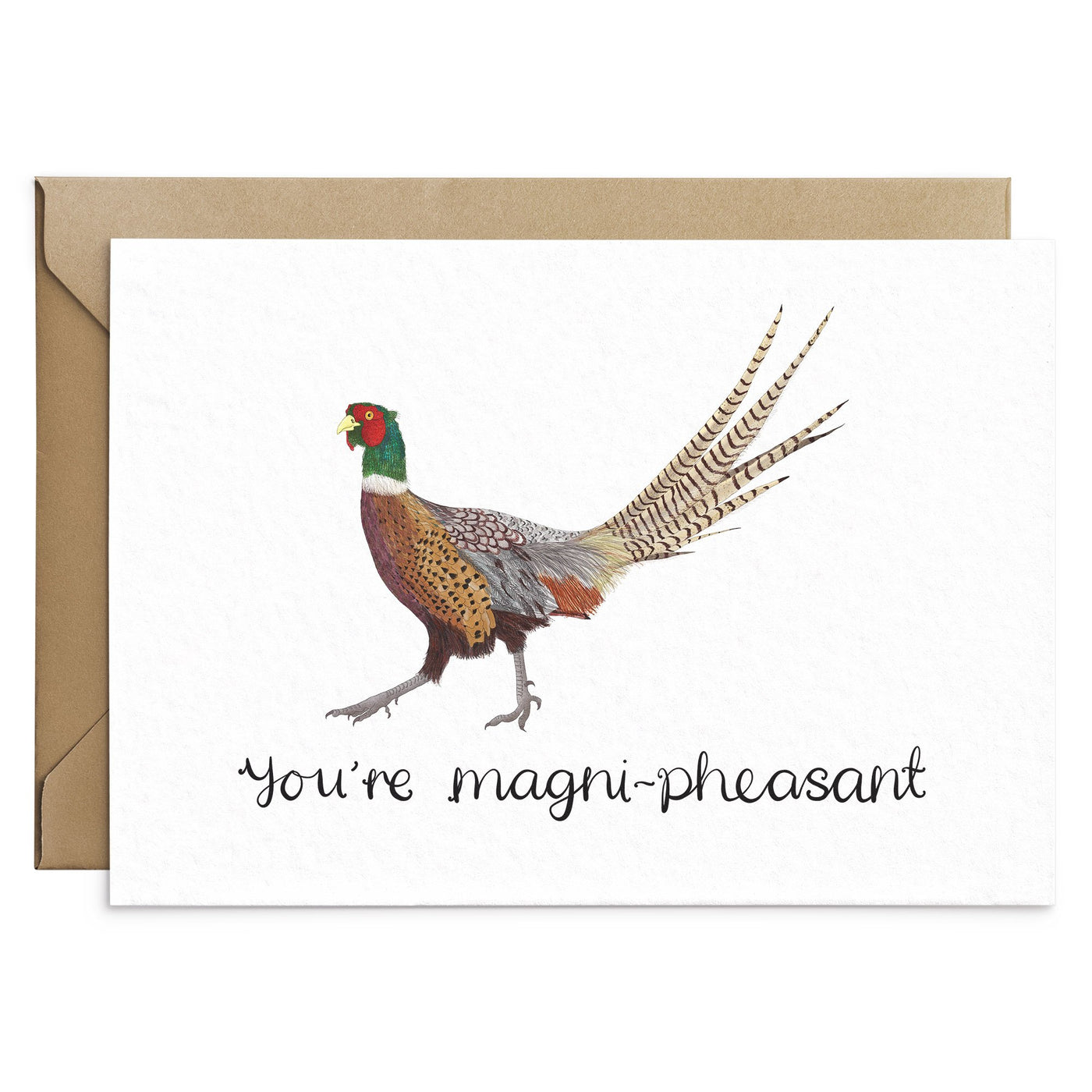Pheasant Pun Empathy Card - Poppins & Co.