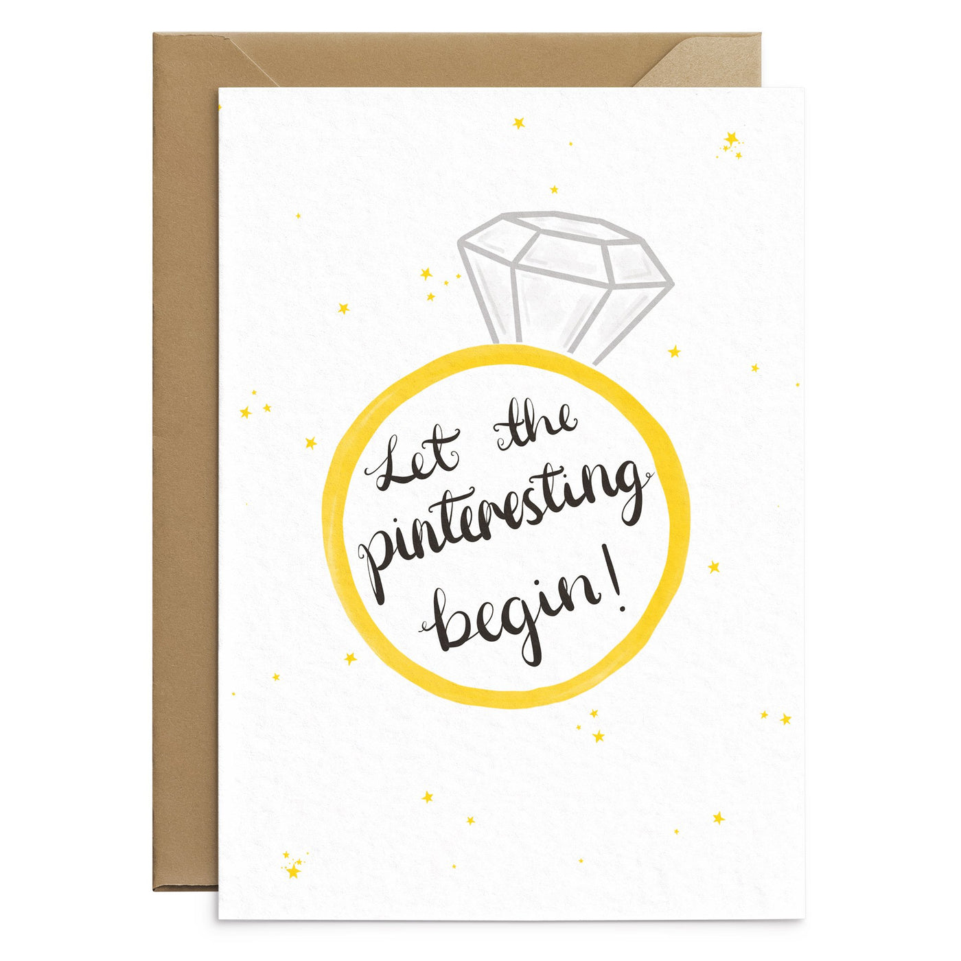 Funny Pinterest Engagement Card - Poppins & Co.