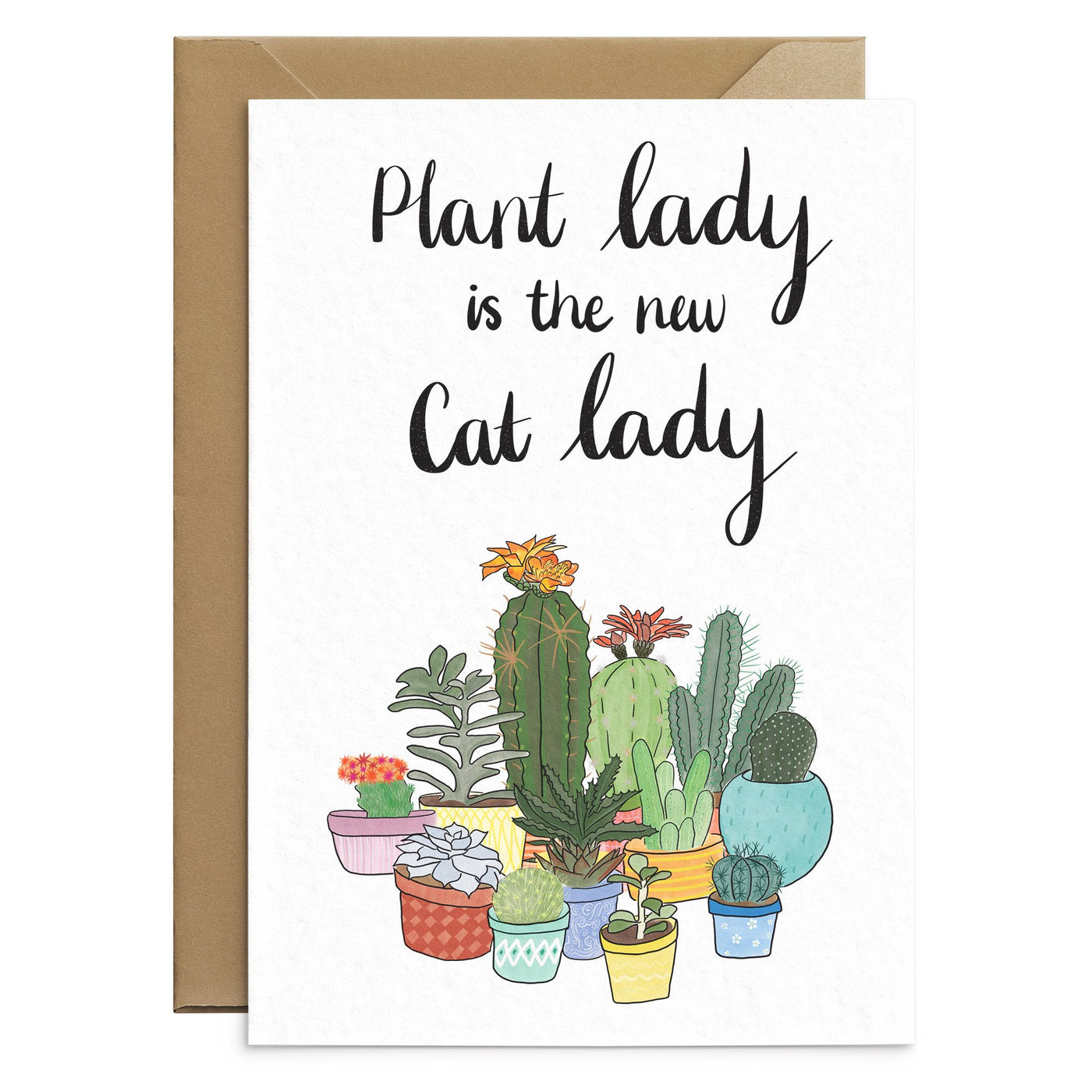 Funny Plant Lady Card - Poppins & Co.