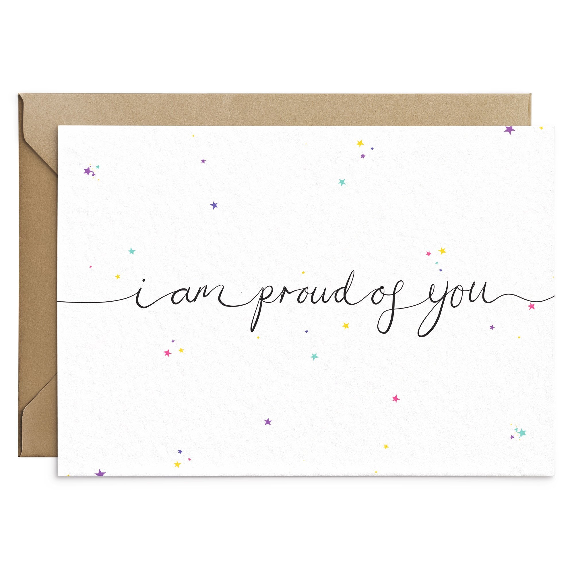 I Am Proud Of You - Congratulations Greeting Card - Poppins & Co.