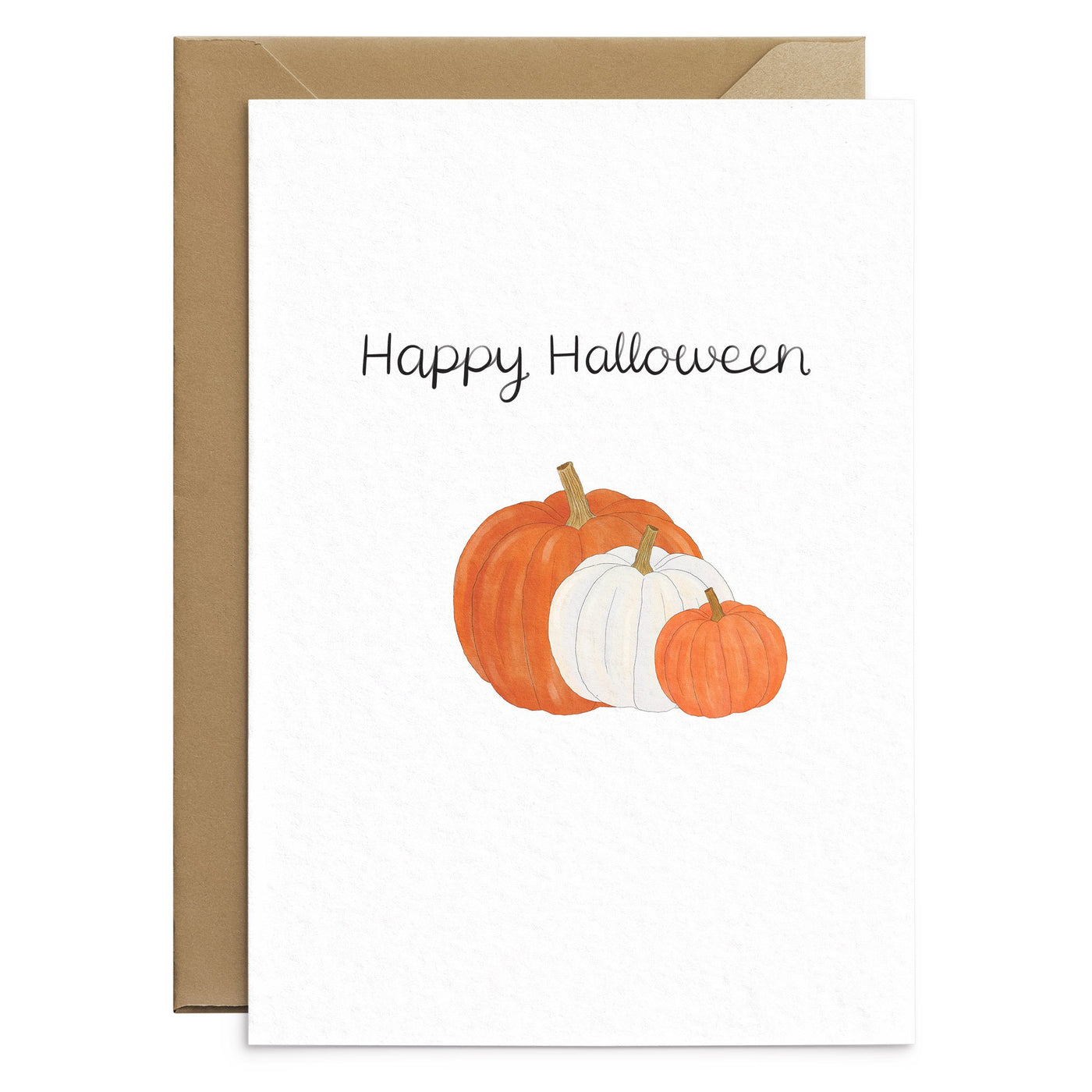Pumpkin Happy Halloween Card - Poppins & Co.