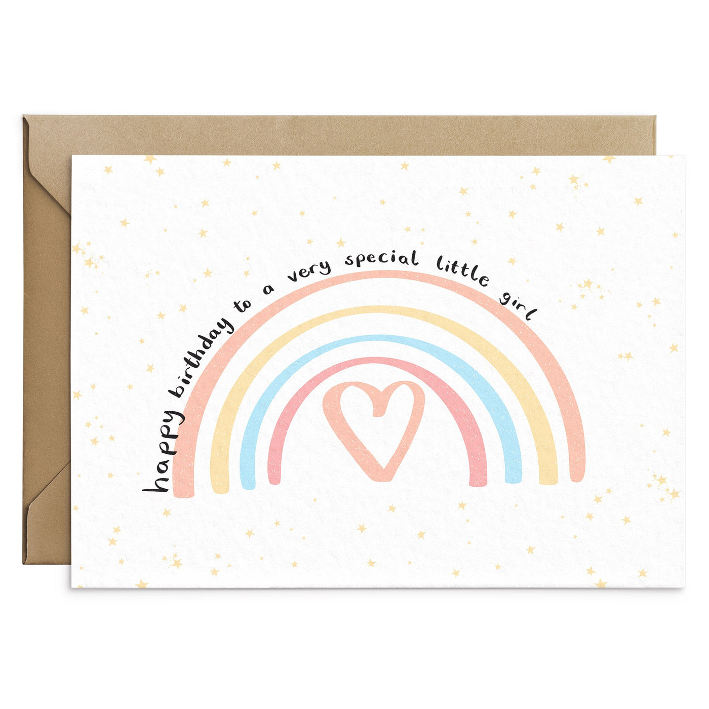 Rainbow Birthday Girl Card - Poppins & Co.