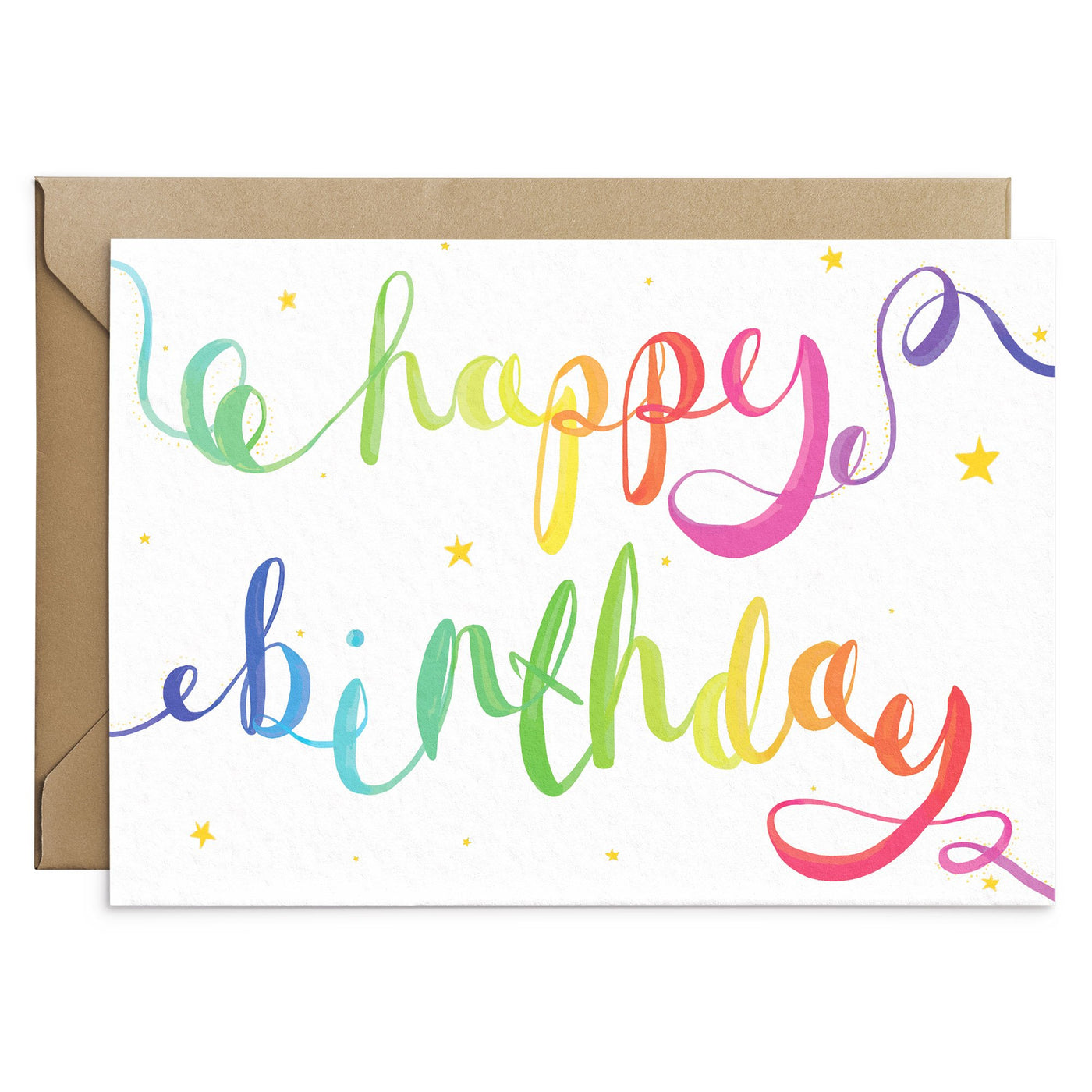 Rainbow Birthday Card - Poppins & Co.