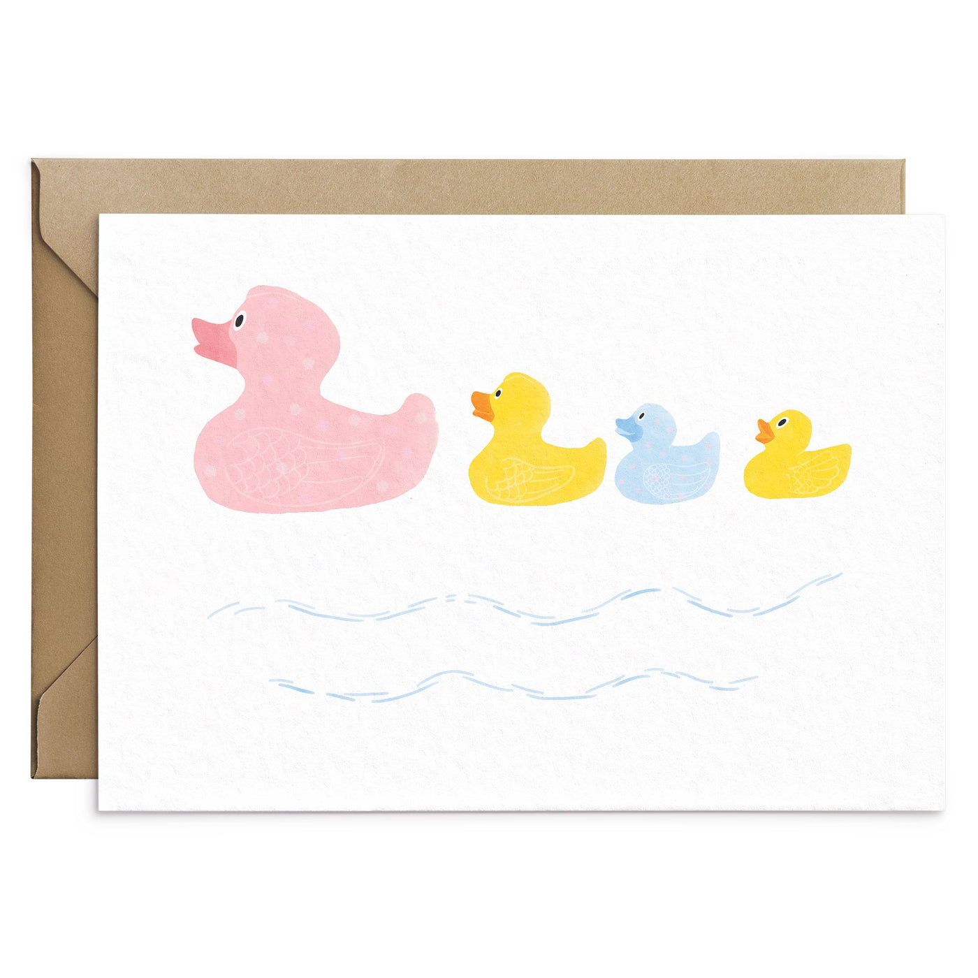 Cute Rubber Duck card - Poppins & Co.