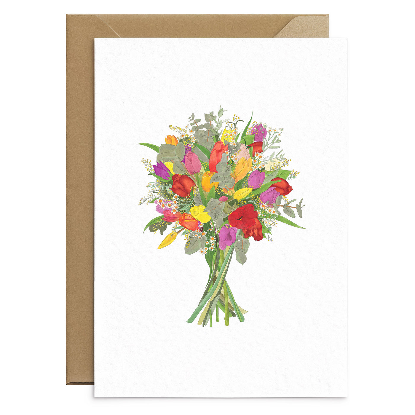 Spring Bouquet Floral Everyday Card - Poppins & Co.