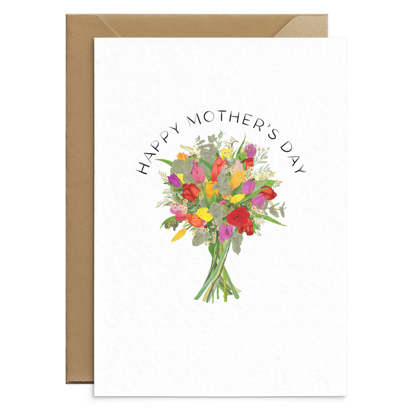 Spring Bouquet Mother's Day Card - Poppins & Co.