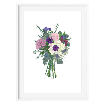 Summer Bouquet Floral Art Print - Poppins & Co.