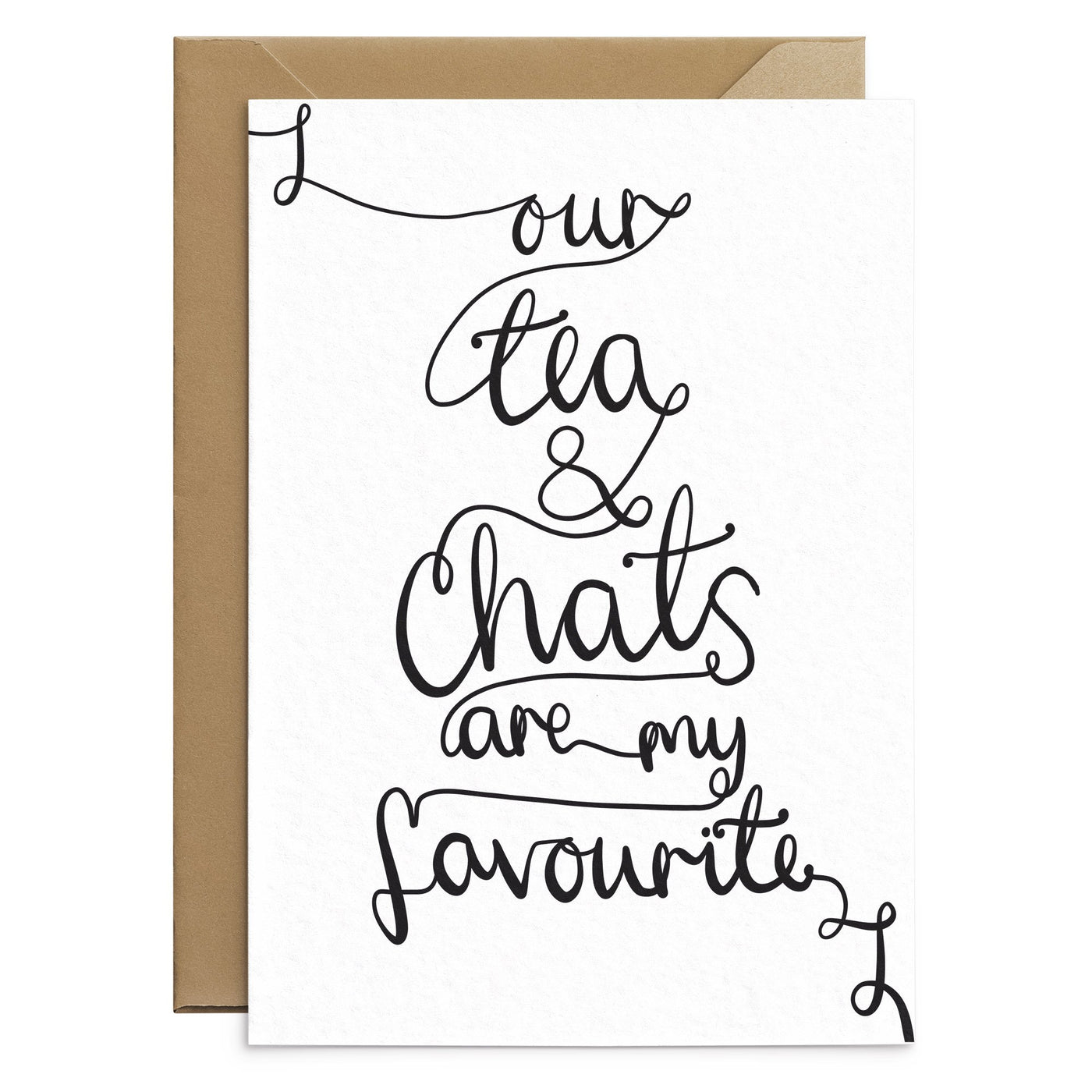 Tea and Chats Card - Poppins & Co.
