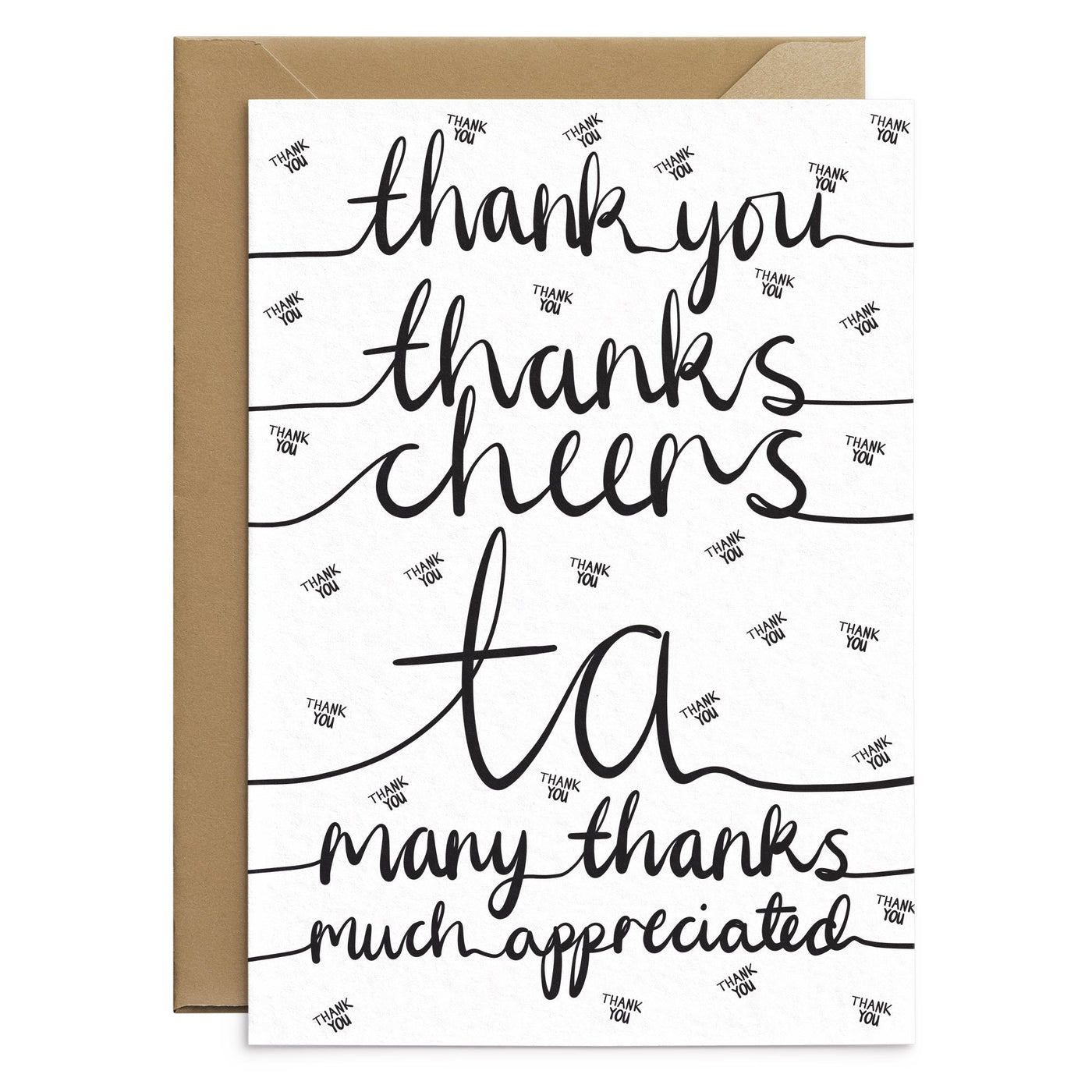 Funny Thank You Card - Poppins & Co.