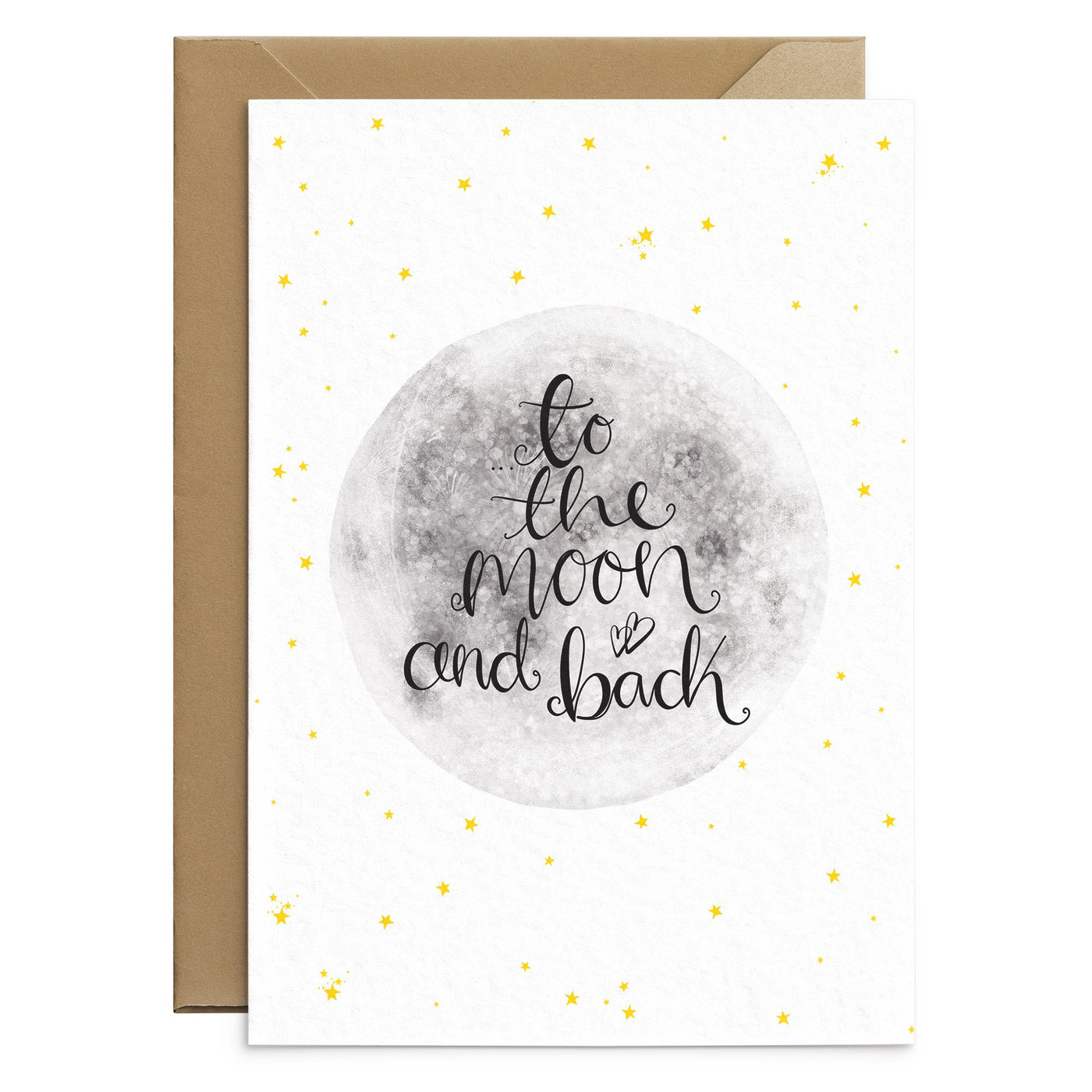 To The Moon And Back Card - Poppins & Co.