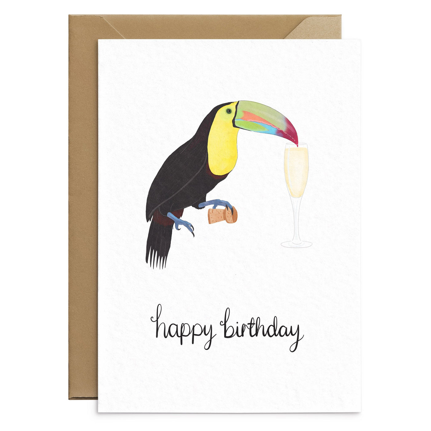 Toucan Birthday Card - Poppins & Co.