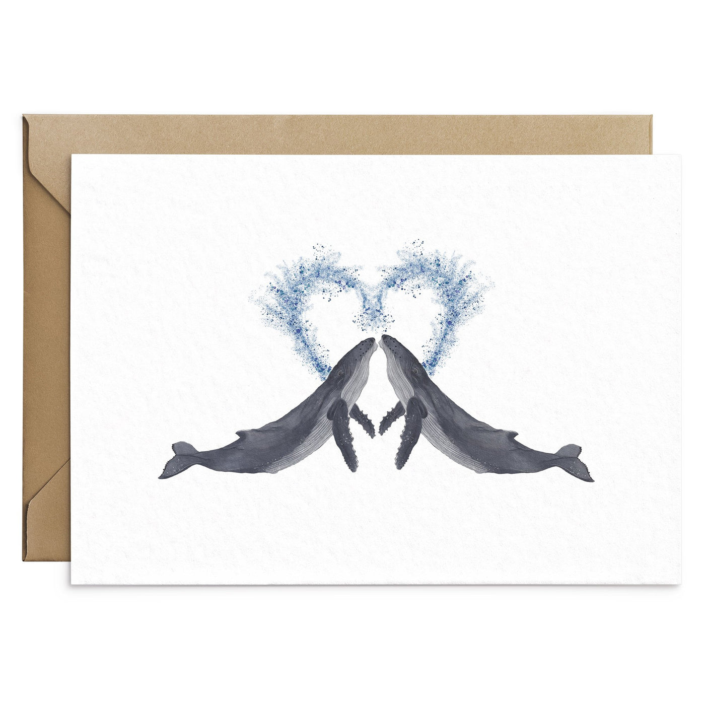 Whale Love Card - Poppins & Co.