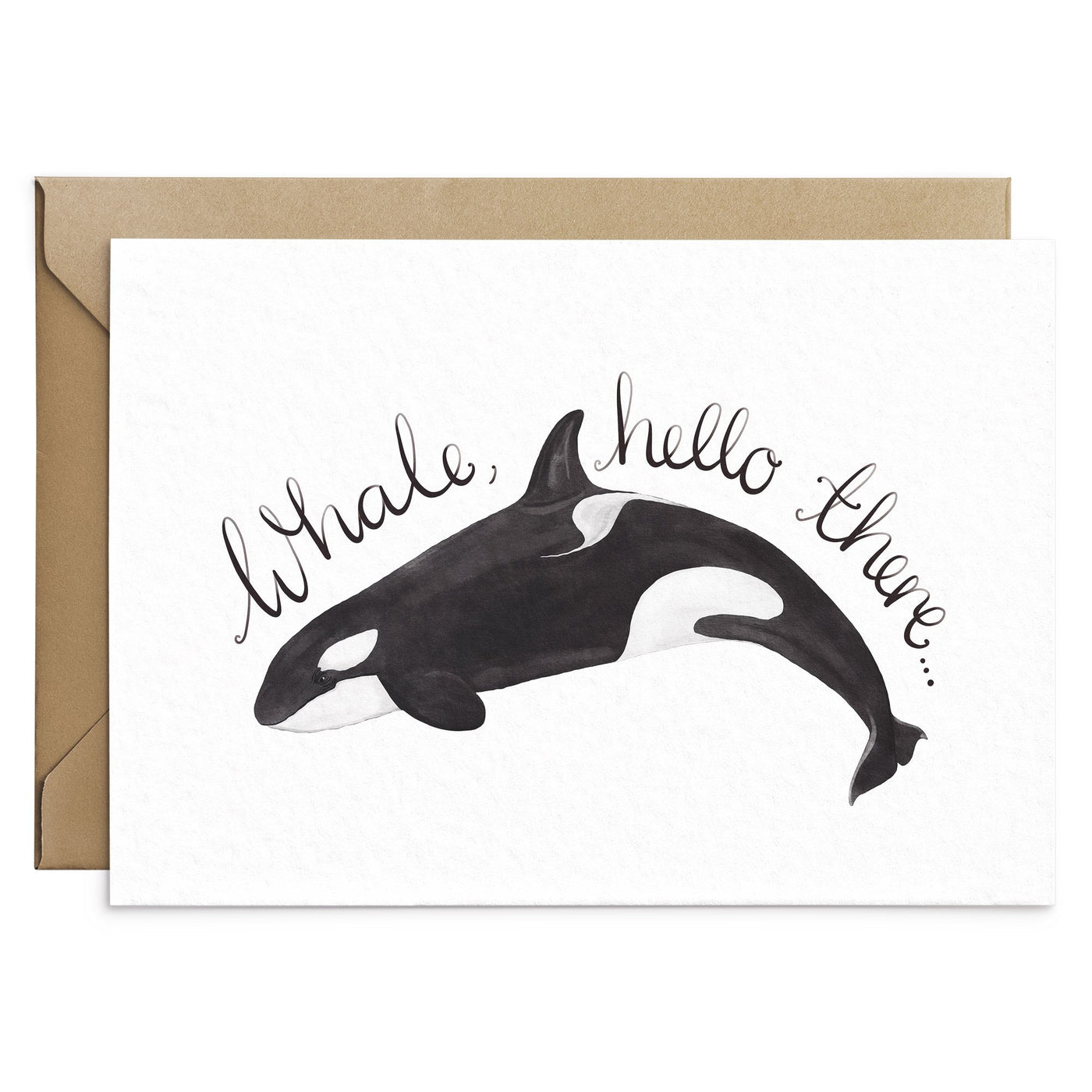 Whale Hello There Card - Poppins & Co.