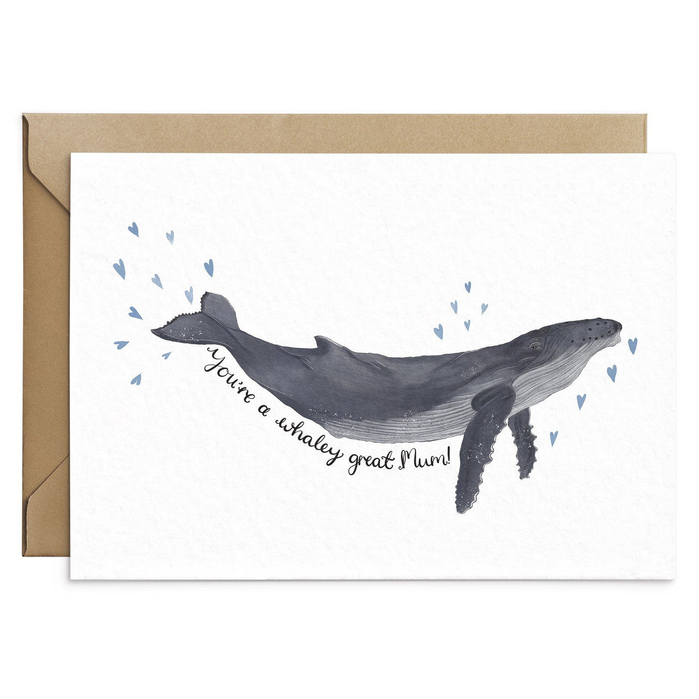 Whale Pun Mum Card - Poppins & Co.