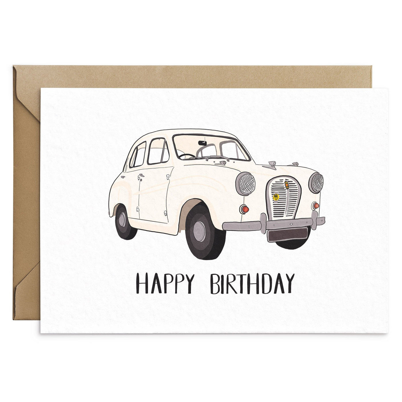 Classic Car Birthday Card - Poppins & Co.