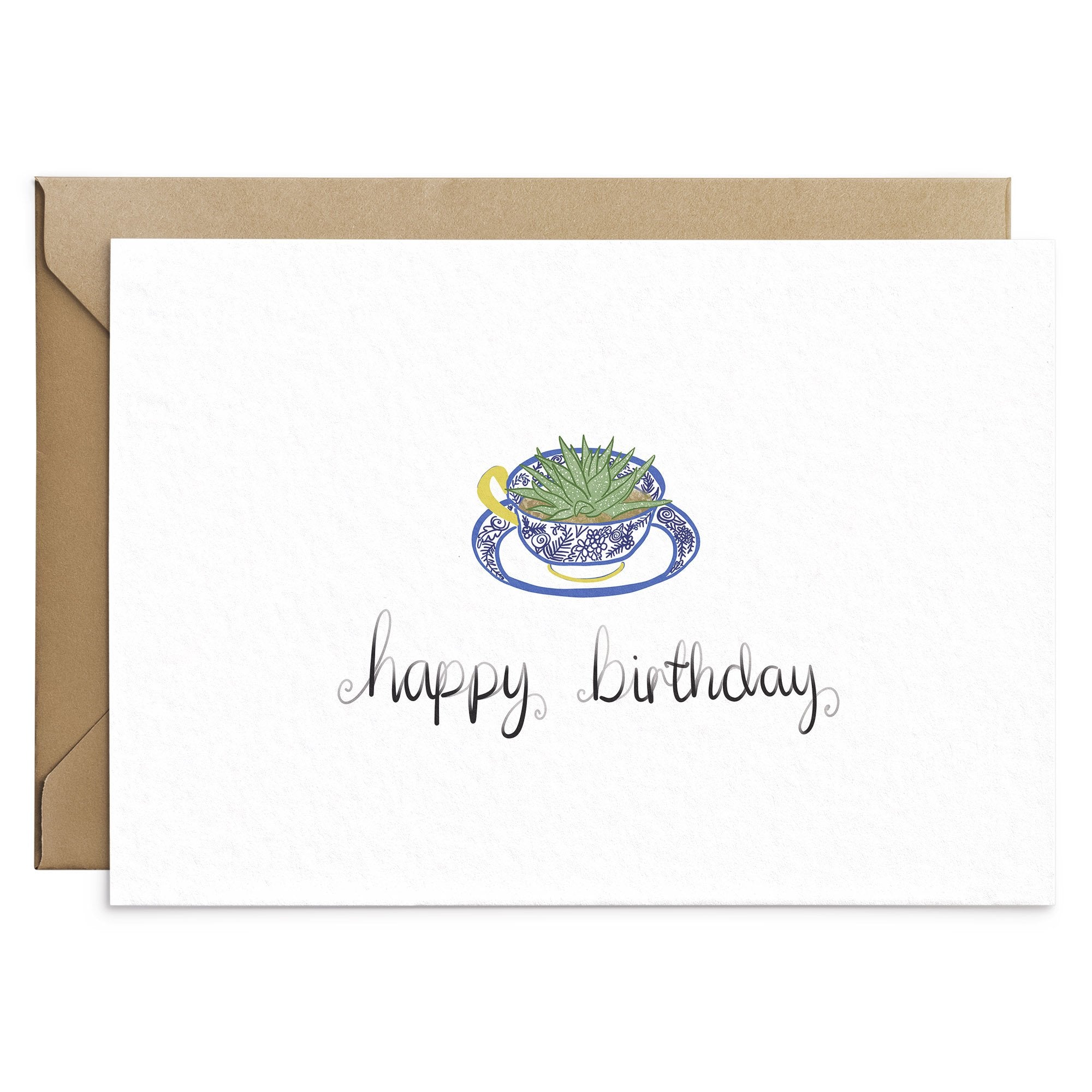 Willow Pattern Birthday Card – Poppins & Co.