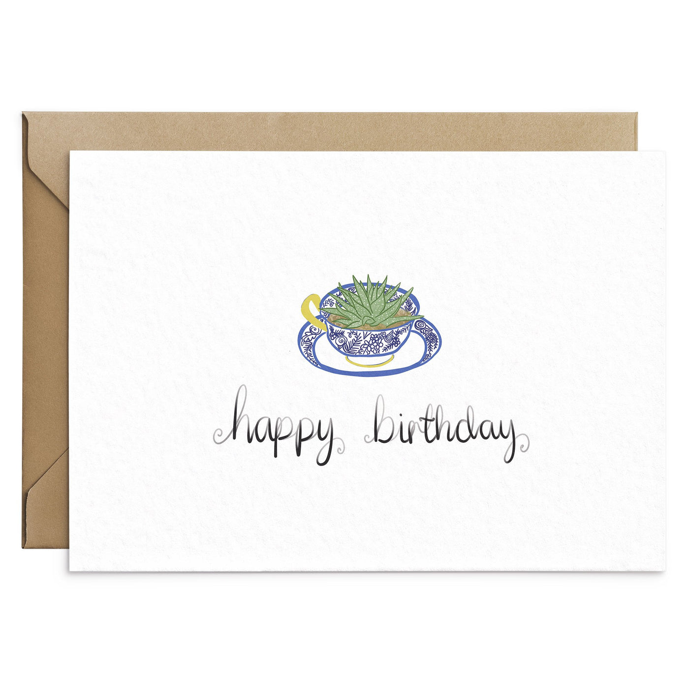 Willow Pattern Birthday Card - Poppins & Co.