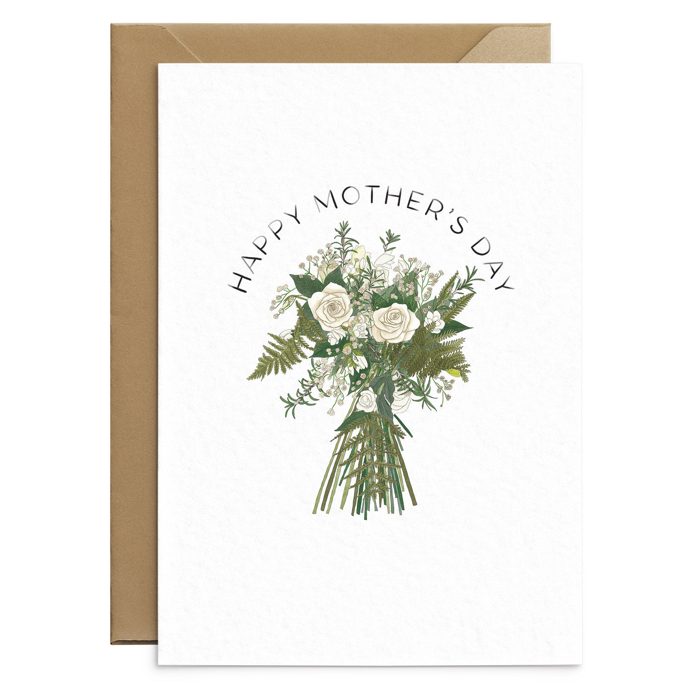 Winter Floral Mother's Day Card - Poppins & Co.