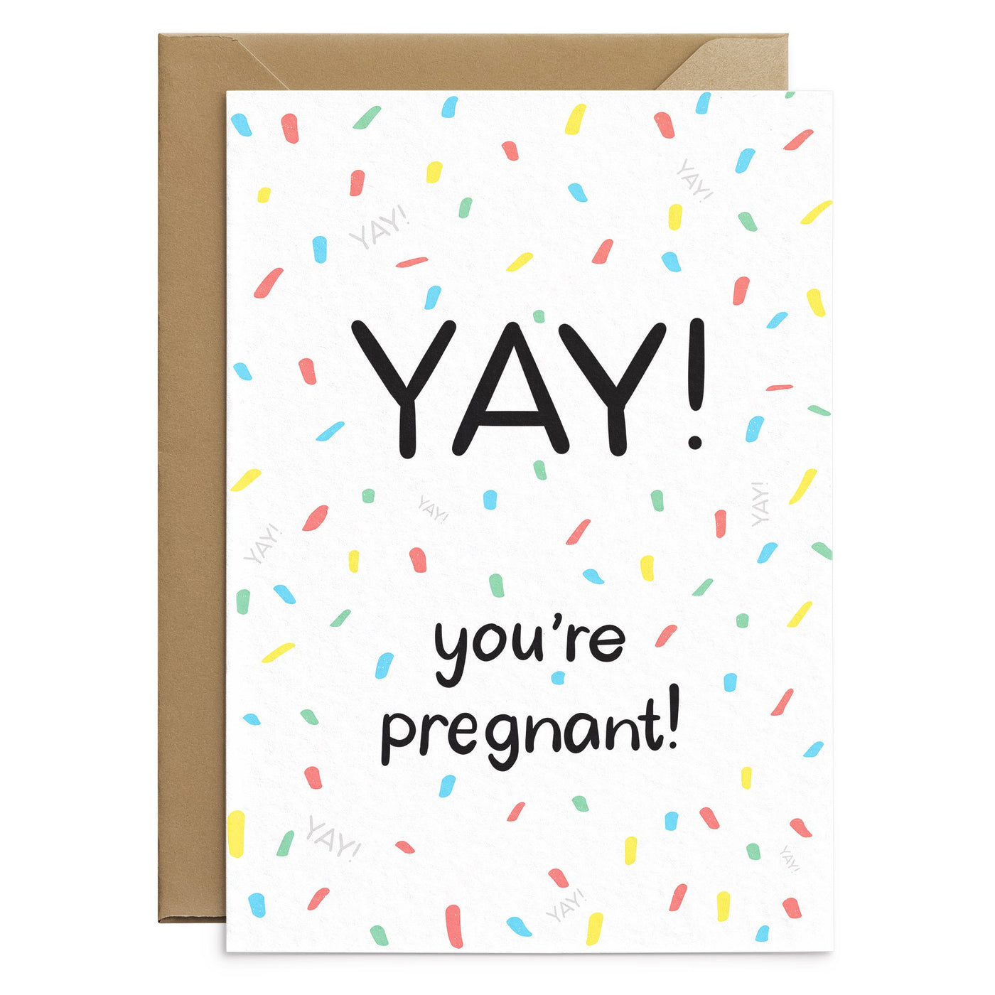 Yay You're Pregnant Card - Poppins & Co.