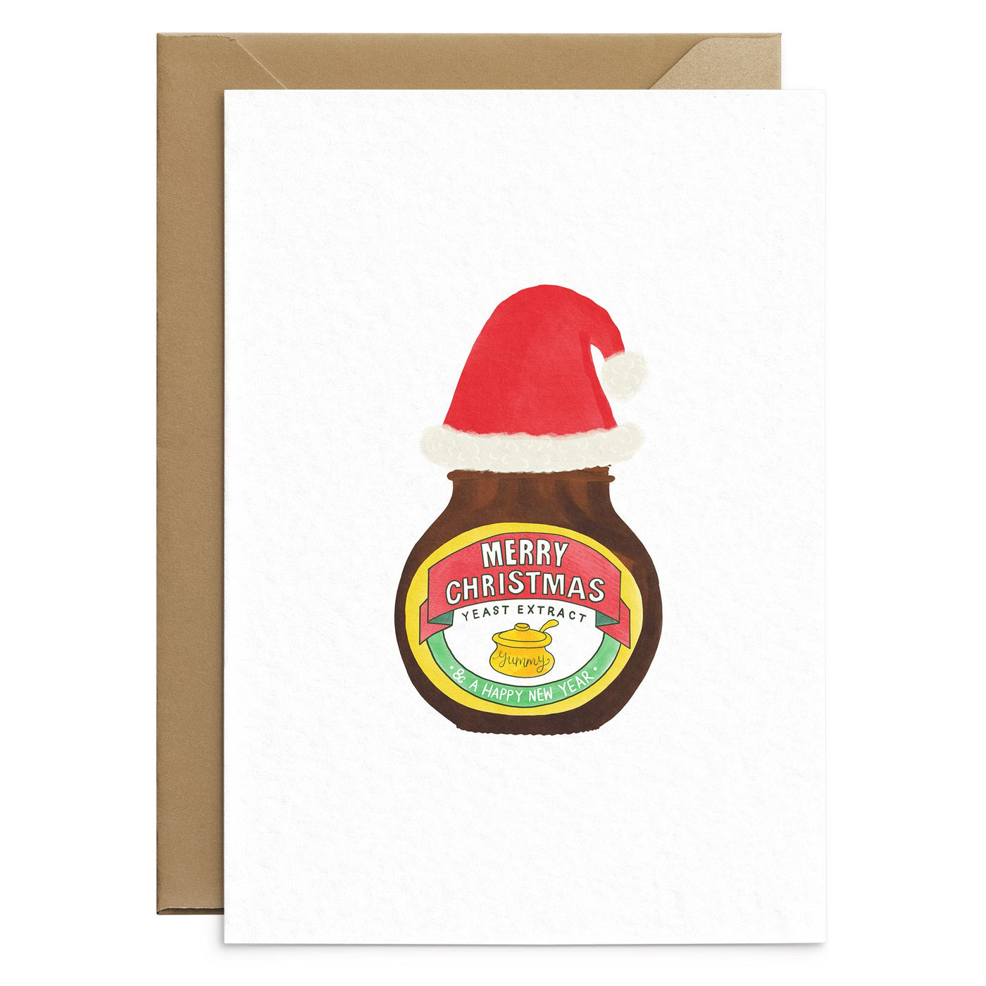 Marmite Christmas Card - Poppins & Co.