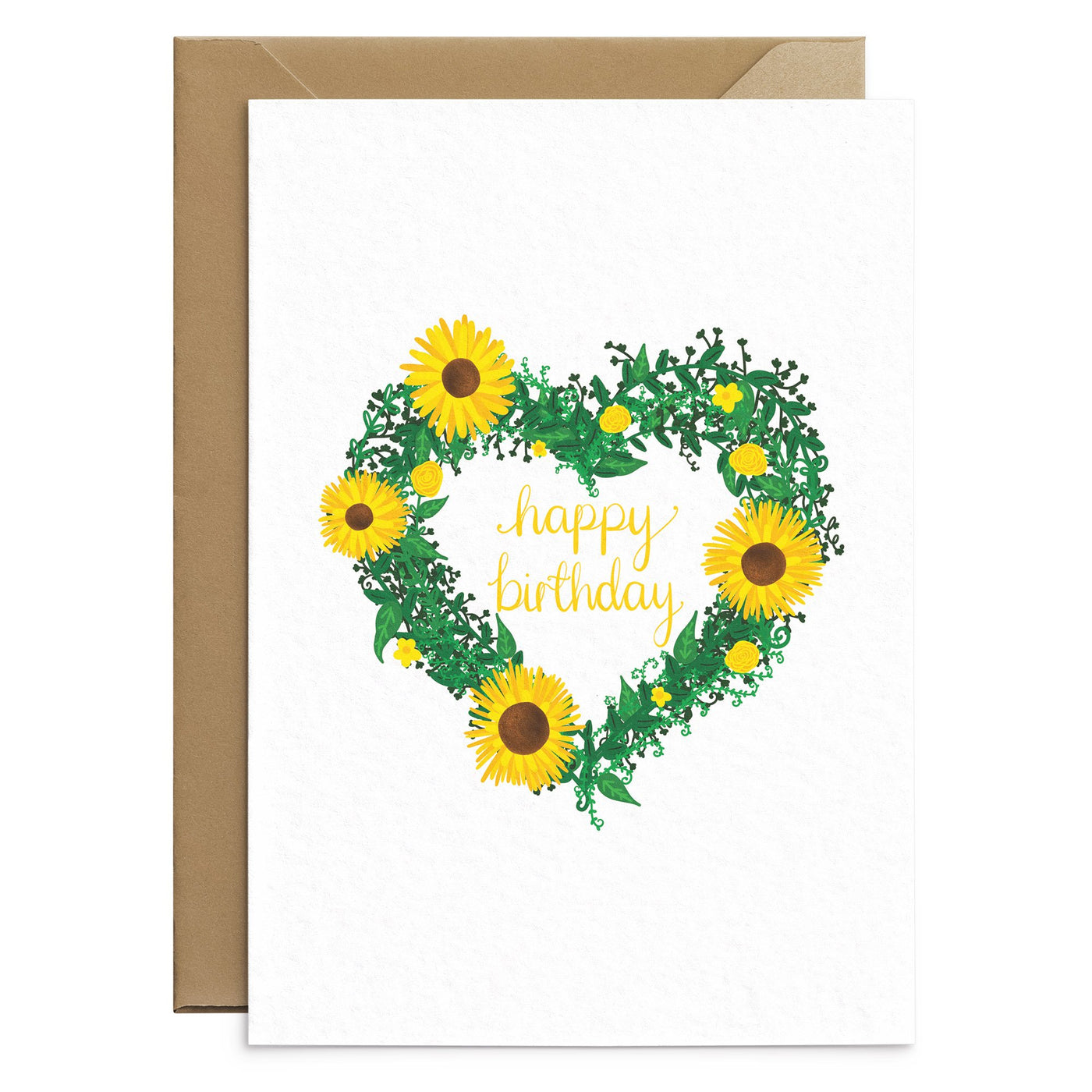 Sunflower Birthday Card - Poppins & Co.